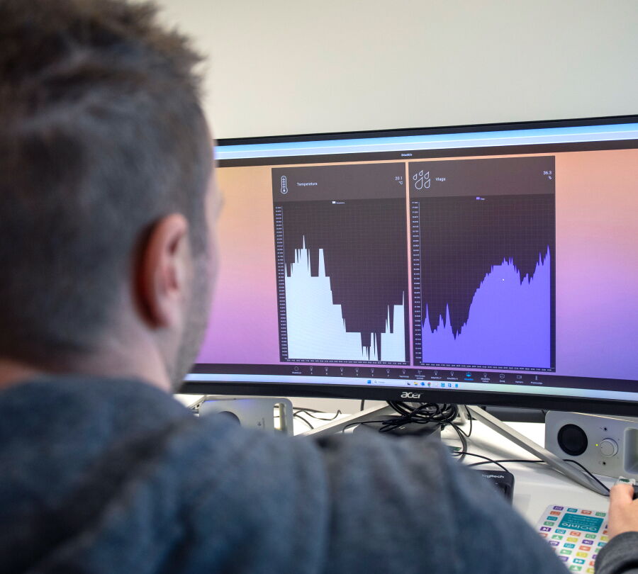 Climate-controlled warehouse with organized inventory management