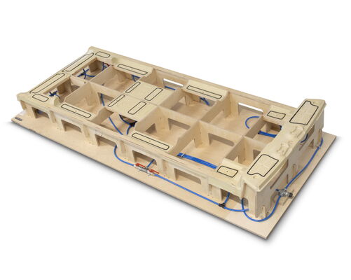 CNC trimming jig mould for ambulance roof