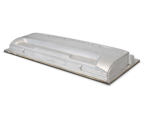 ALU mould rear bumper for caravans